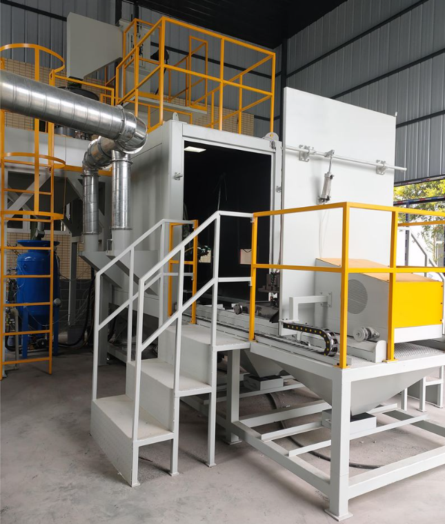 保亭全自动喷砂机 实现无人化高效生产