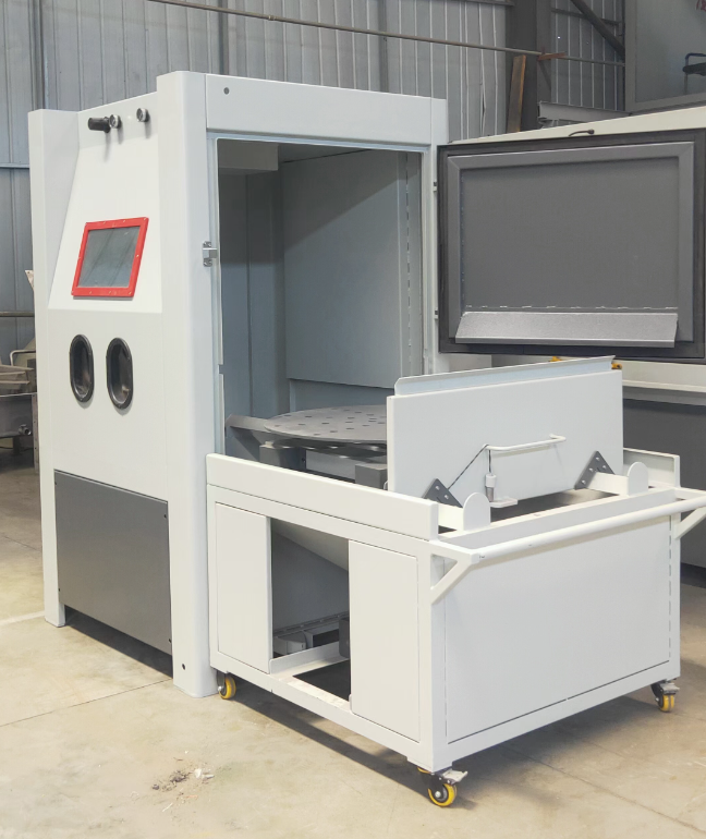 保亭箱式喷砂机 适合小工件批量处理