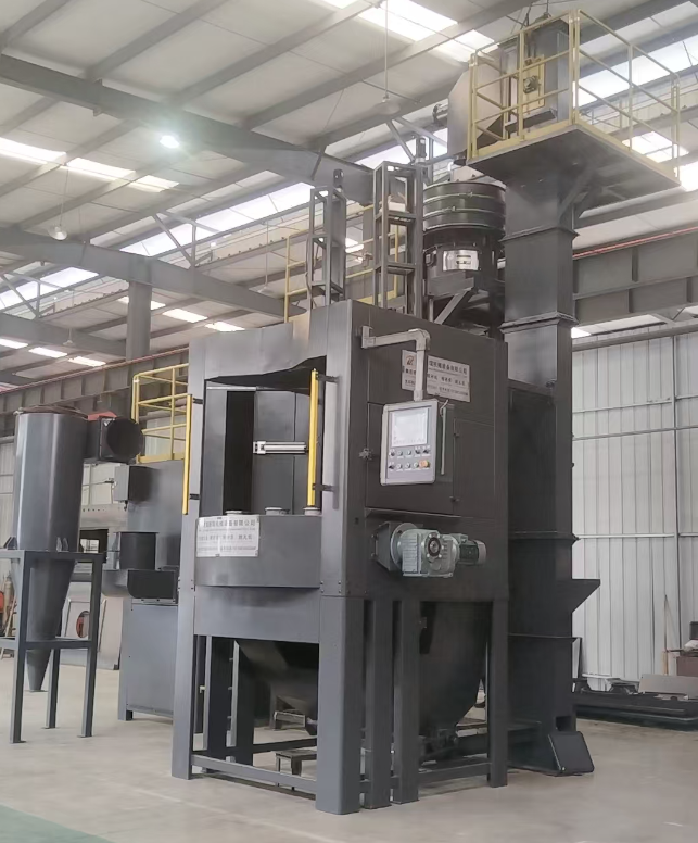 保亭转盘式喷砂机 提升圆形工件处理效率