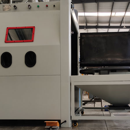 保亭无尘喷砂机半自动模具喷砂机